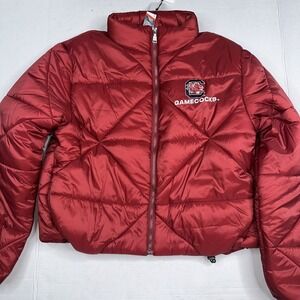 WEAR by Erin Andrews Women's NCAA South Carolina Gamecocks Puffer Jacket Red S